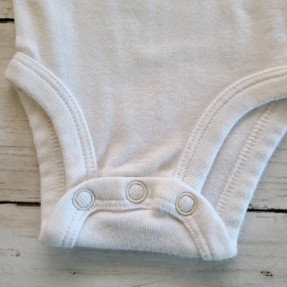 ♡ 5/$20 - Carter's Girls White Colorful Daddy's Girl Print Short Sleeve Bodysuit - Picture 4 of 6